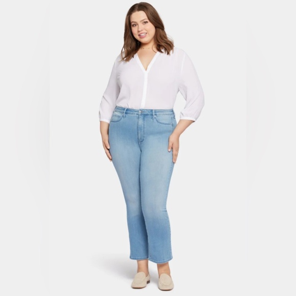 NWT NYDJ HR BILLIE ANKLE JEANS SUNBREEZE SIZE 16wp mini boot